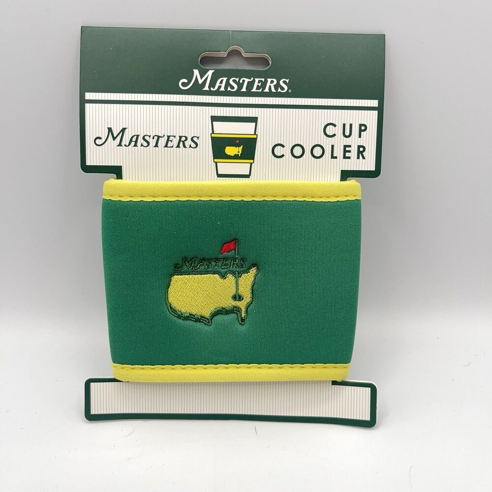 Golf 2026 Masters Cup Cooler Green Augusta National Koozie NEW
